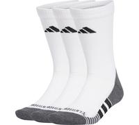 adidas Unisex Performance Climacool Cushioned Crew 3P Socks, White/Black, 10.5-12.5