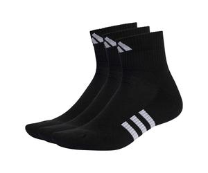 adidas Performance Cushioned Mid-Cut Socks 3 Pairs 'Black' IC9519 L