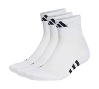 adidas Performance Cushioned Mid-Cut Socks 3 Pairs 'White' HT3450 XS