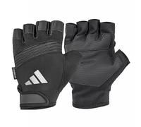 (Black/White, S) Adidas Half Finger Performance Weight Lifting Gloves Training