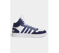 adidas Performance Hoops 3.0 Mid Lifestyle Classic Vintage Basketball Trainers White/blue