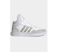 adidas Performance Hoops 3.0 Mid Lifestyle Classic Vintage Basketball Trainers White/grey