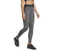 Adidas Performance Hyperglam Rib 1/1 Leggings Grey Six size S | Leggings Outlet | Women | Gray S