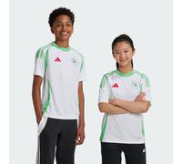 adidas Performance Kids Unisex Algeria 24 Home Jersey - White/Green Recycled Material - Size 7-8Y