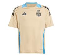 adidas Performance Kids Unisex Argentina Tiro 24 Competition Training Jersey - Beige Recycled Material - Size 7-8Y