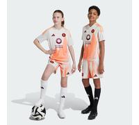 adidas Performance Kids Unisex AS Roma 24/25 Away Shorts - Grey Recycled Material - Size 9-10Y