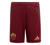 adidas Performance Kids Unisex AS Roma 24/25 Home Shorts - Red Recycled Material - Size 13-14Y