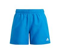 adidas Performance Kids Unisex Classic Badge of Sport Swim Shorts - Blue Recycled Material - Size 7-8Y