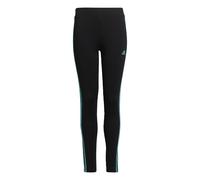 adidas Performance Kids Unisex Designed 2 Move 3-Stripes Tights - Black Recycled Material - Size 11-12Y