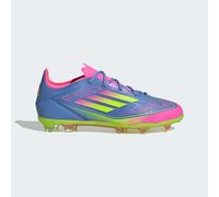 adidas Performance Kids Unisex F50 Elite Firm Ground Boots - Blue - Size UK 10.5 Kids