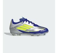 adidas Performance Kids Unisex F50 League Messi Firm/Multi-Ground Boots - Silver - Size UK 2.5