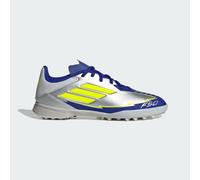 adidas Performance Kids Unisex F50 League Messi Turf Boots - Silver - Size UK 3.5