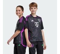 adidas Performance Kids Unisex FC Bayern 23/24 Away Jersey - Black Recycled Material - Size 13-14Y