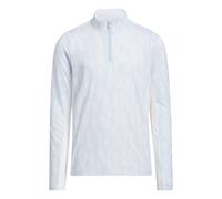 adidas Performance Kids Unisex GIRLS LONG SLEEVE QUARTER ZIP MOCK Polo Shirt - White - Size 11-12Y