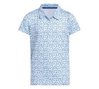 adidas Performance Kids Unisex GIRLS SHORT SLEEVE PRINTED POLO SHIRT - Blue - Size 9-10Y