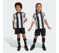 adidas Performance Kids Unisex Juventus 24/25 Home Mini Kit - White & Black Recycled Material - Size 5-6Y