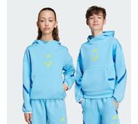 adidas Performance Kids Unisex MESSI ZNE HOODIE Sweatshirt - Light Blue - Size 15-16Y