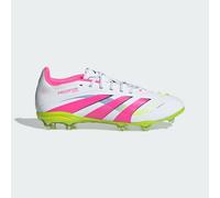 adidas Performance Kids Unisex Predator Elite Firm Ground Boots - White - Size UK 13.5 Kids