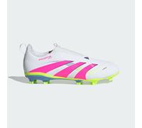 adidas Performance Kids Unisex Predator League Laceless Firm/Multi-Ground Boots - White - Size UK 1.5