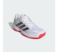 adidas Performance Kids Unisex Stabil Indoor Shoes - White/Red - Size UK 4