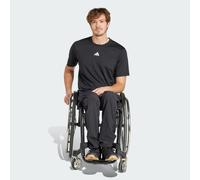 adidas Performance Mens Adaptive Workout Pants - Black Recycled Material - Size Small