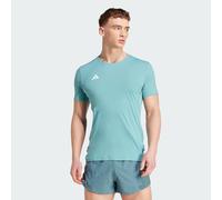 adidas Performance Mens Adizero Essentials Running Tee - Turquoise - Size Small