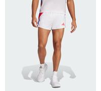 adidas Performance Mens Adizero Retro Running Shorts - White Recycled Material - Size M - 2"