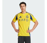 adidas Performance Mens Al Nassr FC 24/25 Ronaldo Home Jersey - Yellow Recycled Material - Size Small