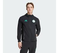 adidas Performance Mens Algeria Tiro 25 Competition Vis Tech Travel Jacket - Black - Size Small