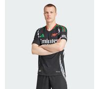adidas Performance Mens Arsenal 24/25 Away Authentic Jersey - Black Recycled Material - Size X-Small