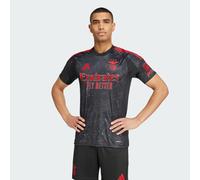 ADIDAS Performance Mens Benfica 24/25 Away Jersey - Black Recycled Material - Size 2XL