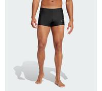 adidas Performance Mens Big Bars Swim Boxers - Black/White Recycled Material - Size Small