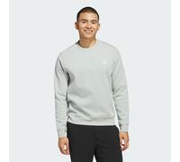 adidas Performance Mens Crewneck Sweatshirt - Light Grey Cotton - Size X-Small