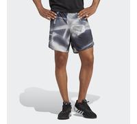 adidas Performance Mens Designed for Training HEAT.RDY HIIT Allover Print Shorts - Grey Recycled Material - Size Large