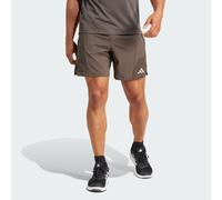 adidas Performance Mens Designed for Training HIIT Workout HEAT.RDY Shorts - Dark Green Recycled Material - Size XS - 7”