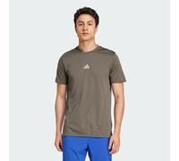 adidas Performance Mens Designed for Training HIIT Workout HEAT.RDY Tee - Dark Green Recycled Material - Size 2XL