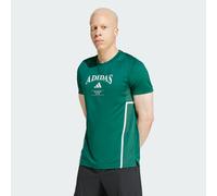 adidas Performance Mens Designed-for-Training Legacy Tee - Green Recycled Material - Size Small