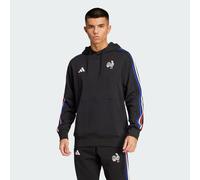 adidas Performance Mens France Essentials 3-Stripes Hoodie - Black - Size 2XS