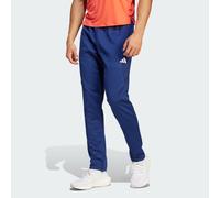 adidas Performance Mens Game and Go Small Logo Training Tapered Pants - Dark Blue recycled_material - Size Medium