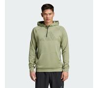 adidas Performance Mens Game and Go Training Hoodie - Green Recycled Material - Size X-Small