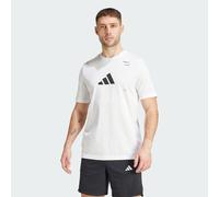 adidas Performance Mens Handball Category Graphic Tee - White Cotton - Size X-Large