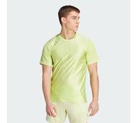 adidas Performance Mens HIIT Workout 3-Stripes Tee - Green Recycled Material - Size X-Small