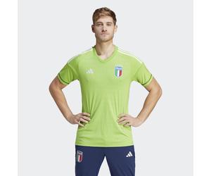 adidas Performance Mens Italy 23 Goalkeeper Jersey - Green - Size Medium