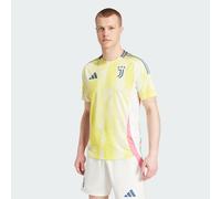adidas Performance Mens Juventus 24/25 Away Authentic Jersey - Yellow Recycled Material - Size Small