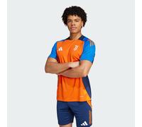 adidas Performance Mens Juventus Tiro 24 Competition Training Jersey - Orange Recycled Material - Size Small