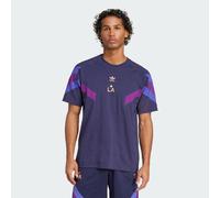 adidas Performance Mens LA Galaxy Originals Short Sleeve Tee - Navy Cotton - Size Small