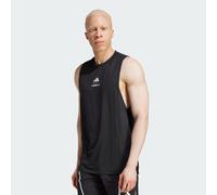 adidas Performance Mens Les Mills Graphic Tank Top - Black - Size Large