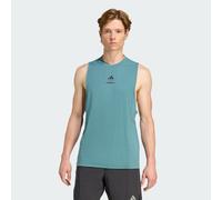 adidas Performance Mens Les Mills Graphic Tank Top - Teal - Size X-Small