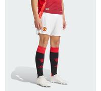 adidas Performance Mens Manchester United 24/25 Home Shorts - White Recycled Material - Size Small