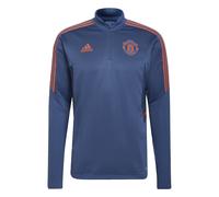 adidas Performance Mens Manchester United Condivo 22 Training Top - Blue Recycled Material - Size X-Small